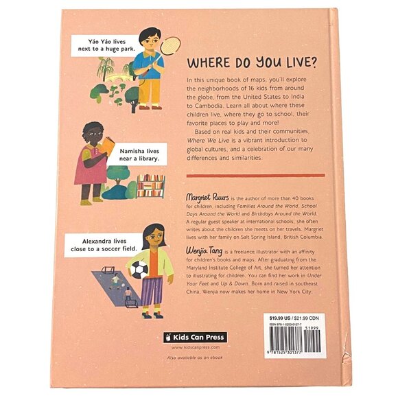 Where We Live Hardcover Margriet Ruurs First Edition 2022 Around the World - Picture 2 of 8